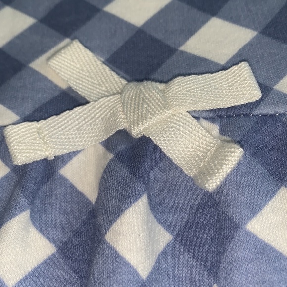 Touched by Nature 3-6M Blue Check Dress EUC Organic Cotton - Picture 3 of 8